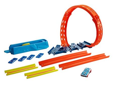 Hot Wheels Track Builder Unlimited Adjustable Loop Pack with Car, Spiral Loop, Launcher & 3 Tracks Online Hot Sale