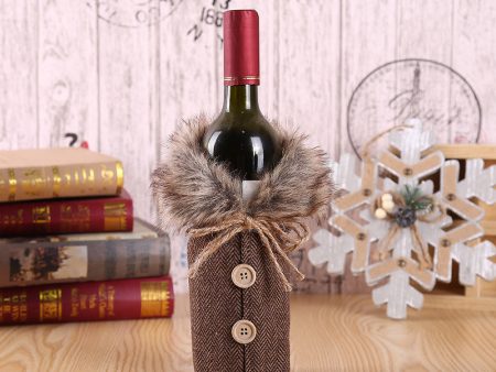 Christmas Wine Bottle Jacket Online now