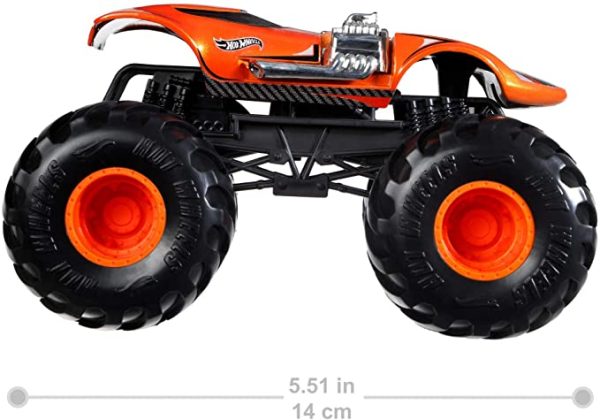 Hot Wheels Monster Truck 1:24 Scale Twin Mill Vehicle with Giant Wheels Online Sale