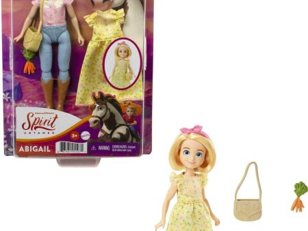 Mattel Spirit Untamed Abigail Doll (Approx.7-in), 2 Fashion Outfits, Purse & Horse-Themed Accessory Online