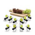 12-piece Ant Shape Fruit Snack Holder Discount