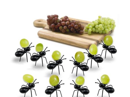 12-piece Ant Shape Fruit Snack Holder Discount