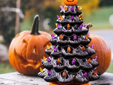 Hand-Painted Ceramic Halloween Tree Home Decoration Online