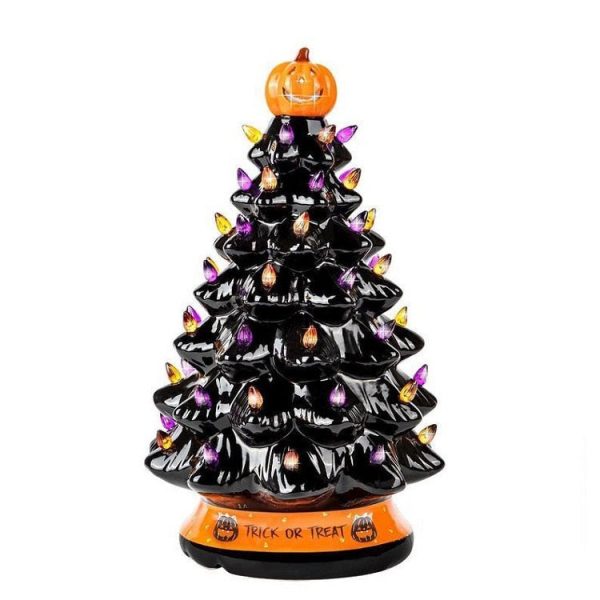 Hand-Painted Ceramic Halloween Tree Home Decoration Online