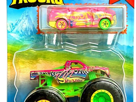 Hot Wheels Monster Trucks Torque Terror and Crushed Van Blind Sided Online now