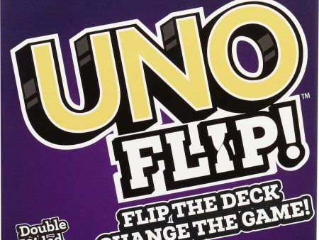 UNO FLIP! Family Card Game, with 112 Cards in a Sturdy Storage Tin For Sale