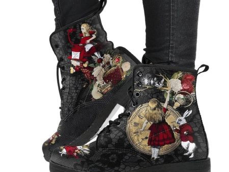 Alice & The White Rabbit Boots Hot on Sale